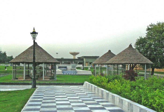 Jinnah Park in Larkana